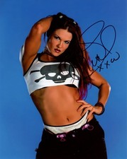 LITA WWE Wrestling 8x10 Signed