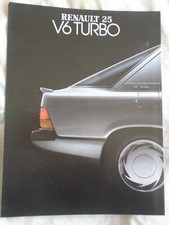 Renault 25 V6 Turbo brochure