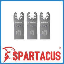 3 x Spartacus 34mm Oscillating Multi Tool Multitool Plunge Cutting Wood Blades