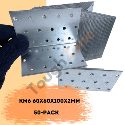 Angle brackets galvanised - -,