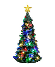 Lemax trees snowy - lemax,
