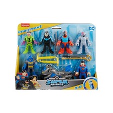 New Sealed Fisher-Price Imaginext DC Super Friends Action Figures 6 Pack (W)