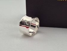 Monica Vinader Siren Muse Wide Band Ring Size M