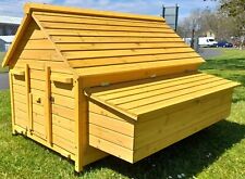 MEGA LARGE CHICKEN COOP RUN HEN HOUSE POULTRY ARK HOME NEST BOX COUP COOPS NEW