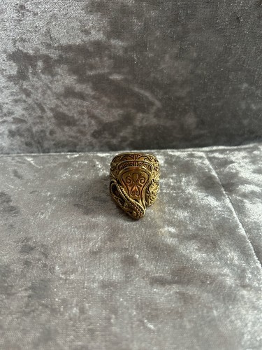 18ct gold filled saddle ring - gold,