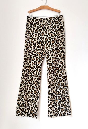 Zara leopard print straight - print,