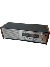 Roberts Radio RM40 AM/FM Vintage Wood Case Tuning Bass Treble Controls
