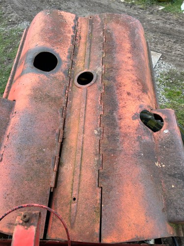 Nuffield tractor bonnet - nuffield,