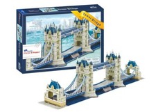 Tower Bridge London 3D Puzzle Jigsaw Model 76pc Boxed Gift