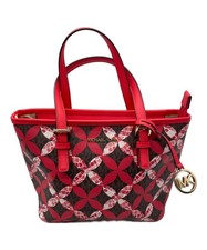 MICHAEL KORS 2WAY Bag Brown x Red