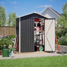 Garden Shed 5X2.6FT Metal Apex