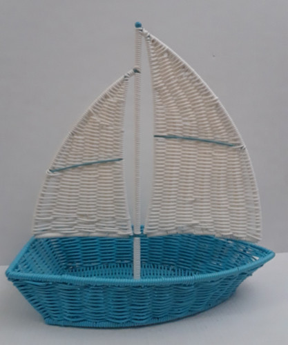 Sailboat resin wicker - sailboat, woven