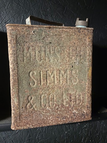 Vintage petrol can monster - vintage,