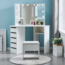 LED Corner Dressing Table