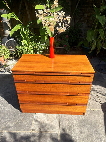 Vintage mcm teak chest - vintage,