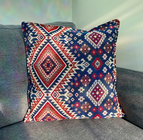 Kilim pattern cushion cover - kilim,