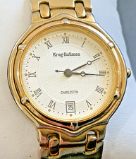 KRUG BAUMEN CHARLESTON 5116 KM WRISTWATCH, New battery working