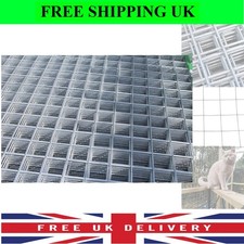 Galvanised Welded Wire Panel | 12 Gauge | 4 Pack | 1.82m x 0.91m | 1" Holes