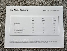 FIAT 850T MOTOR CARAVANS