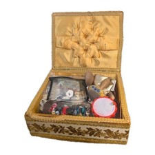 Vintage Sewing Box With