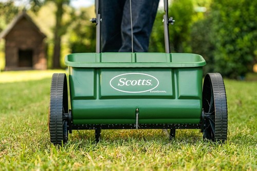 Grass seed spreader weed and - weed,