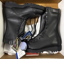 Matterhorn Men's 10" 1949 Gore-Tex Military Combat Boots Black Leather Size 6.5W