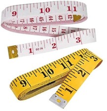 2X MEASURING TAPE MEASURE BODY WAIST HEIGHT DRESS FABRIC SEWING TAILOR RULER UK