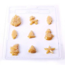 Assorted Christmas Chocolate/Soap Mould - 9 Cavity - Pack of 5