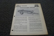 Ford Series 802 Manure Spreader Assembly Owner Operator Manual User Guide xz