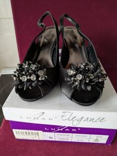 Lunar Elegance Womens FLR081 SABRINA SHOE  Black Size 6 EUR 39 NEW BOXED RRP £45