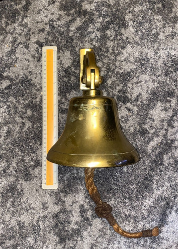 Large heavy brass ship bell - large, ship's