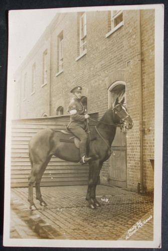 Ww1 rppc cavalry british - rppc,