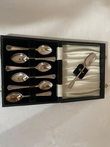 Vintage cased set - of, epns