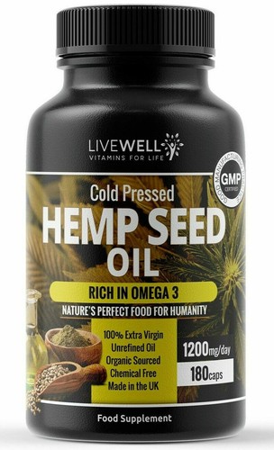 Hemp seed oil - 1200mg, capsules