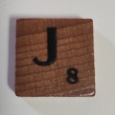DARK WOODEN SCRABBLE TILES - CHOOSE YOUR OWN LETTERS FOR SPARES OR CRAFT