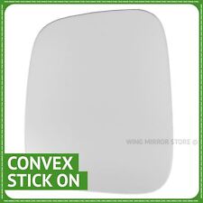 Left Passenger Side WING DOOR MIRROR GLASS For VW Transporter T5 03-09 Stick On