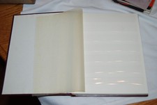Unused stamp stock book