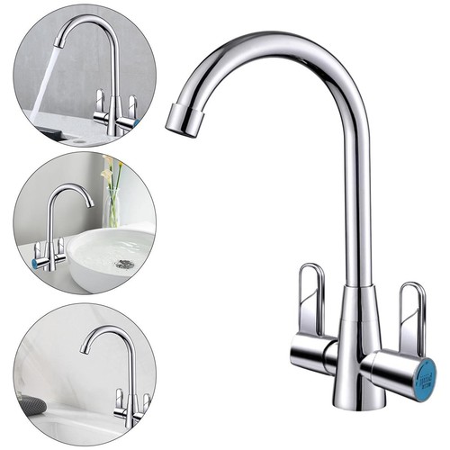 Mixer tap dual - mixer, lever