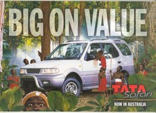 2000 TATA SAFARI 4x4 INTERCOOLED TURBO DIESEL WAGON Australian 2 Page Brochure