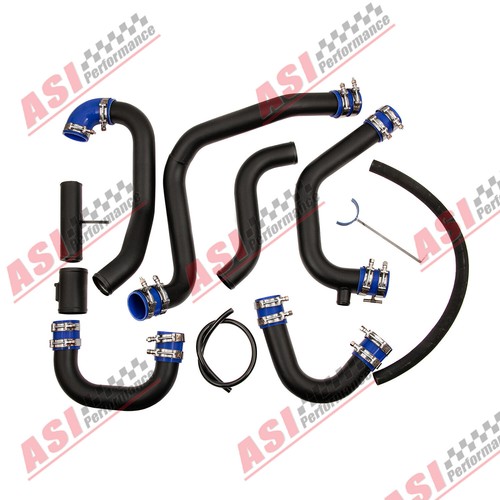 Front mount intercooler - front, piping