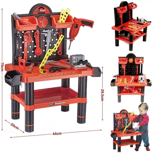 Childrens 54pc tool bench - tool,