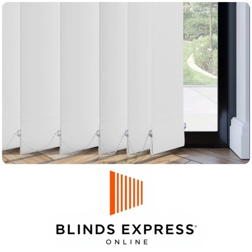 Premium white vertical blind - premium,