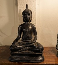 Thai Black Bronze Buddha