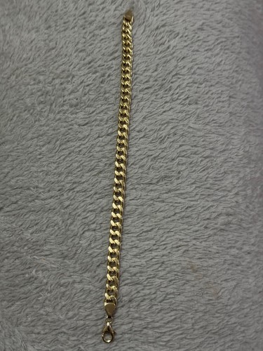 18ct yellow gold curb bracelet - 18ct,