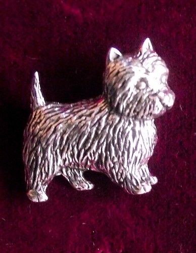 Pewter westie west highland - pewter,