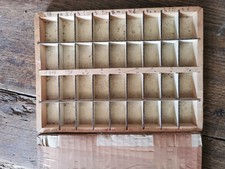 Vintage Wooden Printers Letter