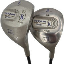 Knight Tour Titan Ti-F High Power Offset  Driver & 3 Fairway Wood Bundle Ladies