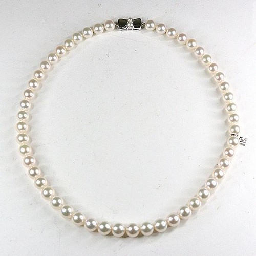 Mikimoto pearl necklace - ,, akoya