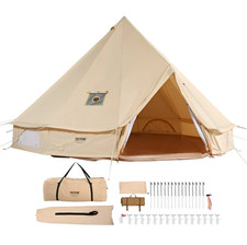 VEVOR 7m Canvas Bell Tent Four