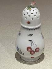 Richard Ginori Italy Porcelain Italian Fruits Sugar Shaker Sifter